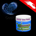 Glominex Glitter Glow Paint 2 Oz. Blue Jars